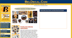 Desktop Screenshot of beldecal.com