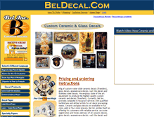 Tablet Screenshot of beldecal.com